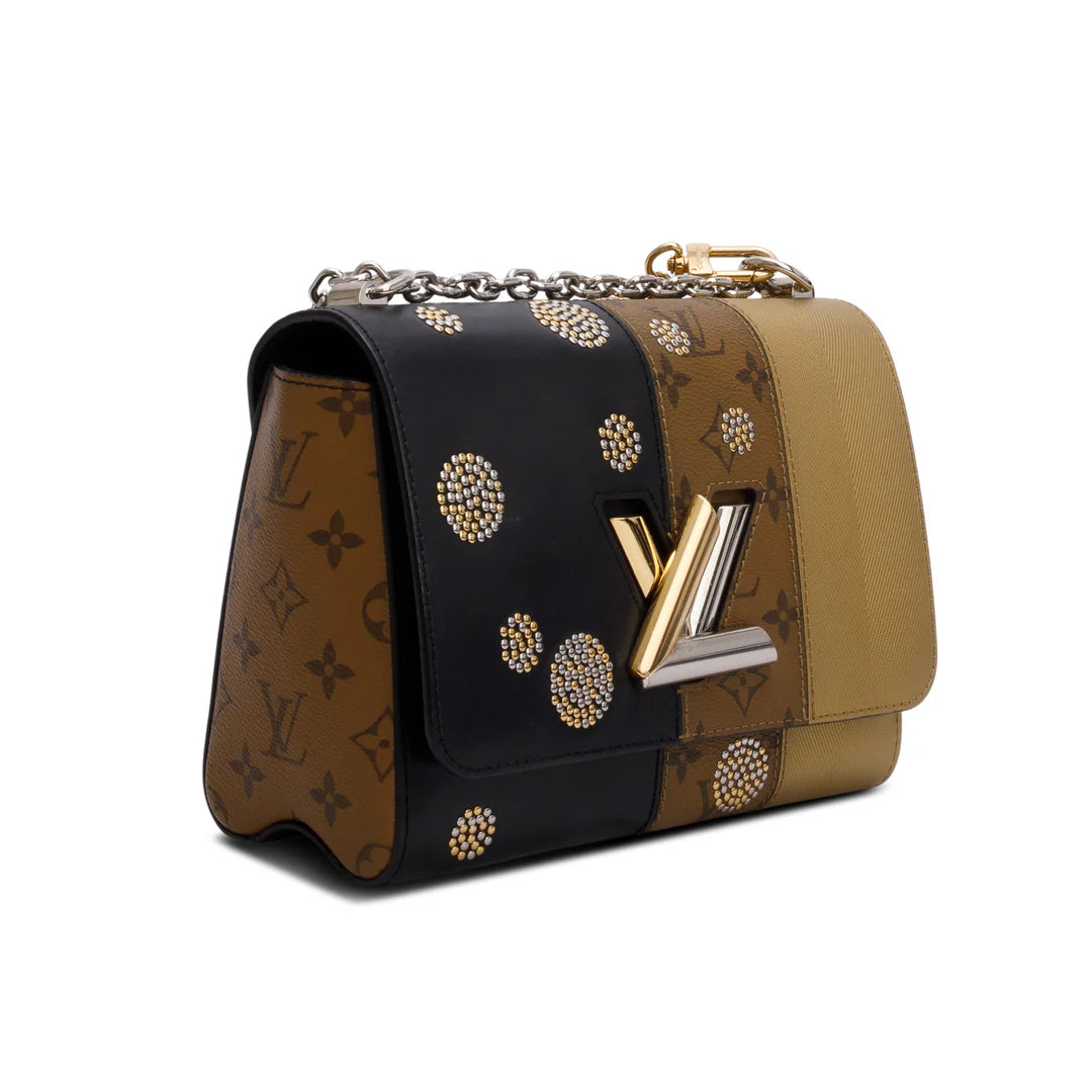 Tricolor Reverse Monogram Night Lights Twist MM