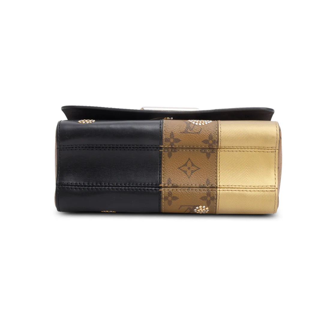 Tricolor Reverse Monogram Night Lights Twist MM