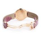 18k Rose Gold Diamond Bezel Ballon Bleu de 33 MM Automatic Watch Silver Dial 3282