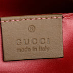 Brown Velvet Matelasse Small GG Marmont Shoulder Bag