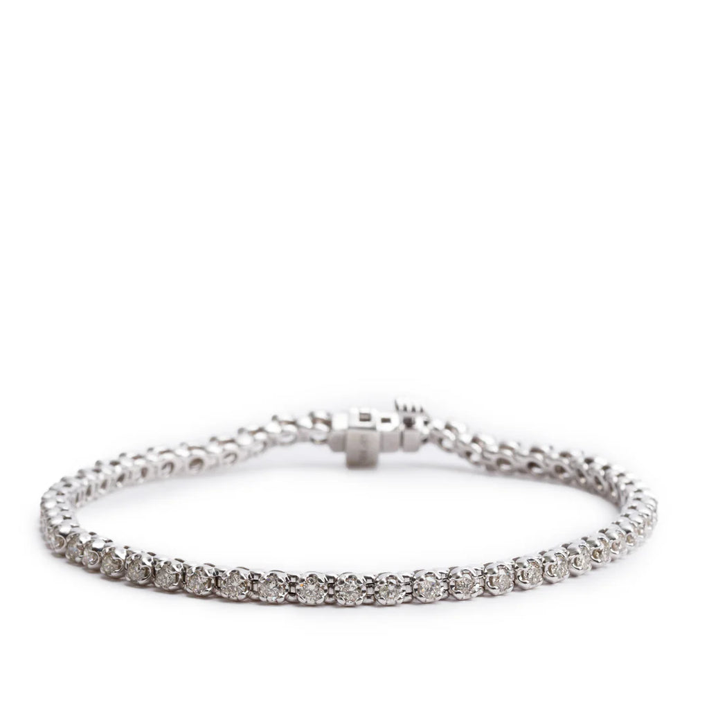 10k White Gold 2.36 tcw. Diamond Tennis Bracelet