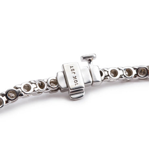 10k White Gold 2.36 tcw. Diamond Tennis Bracelet