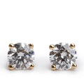 14k Yellow Gold 0.55 tcw. Diamond Stud Earrings