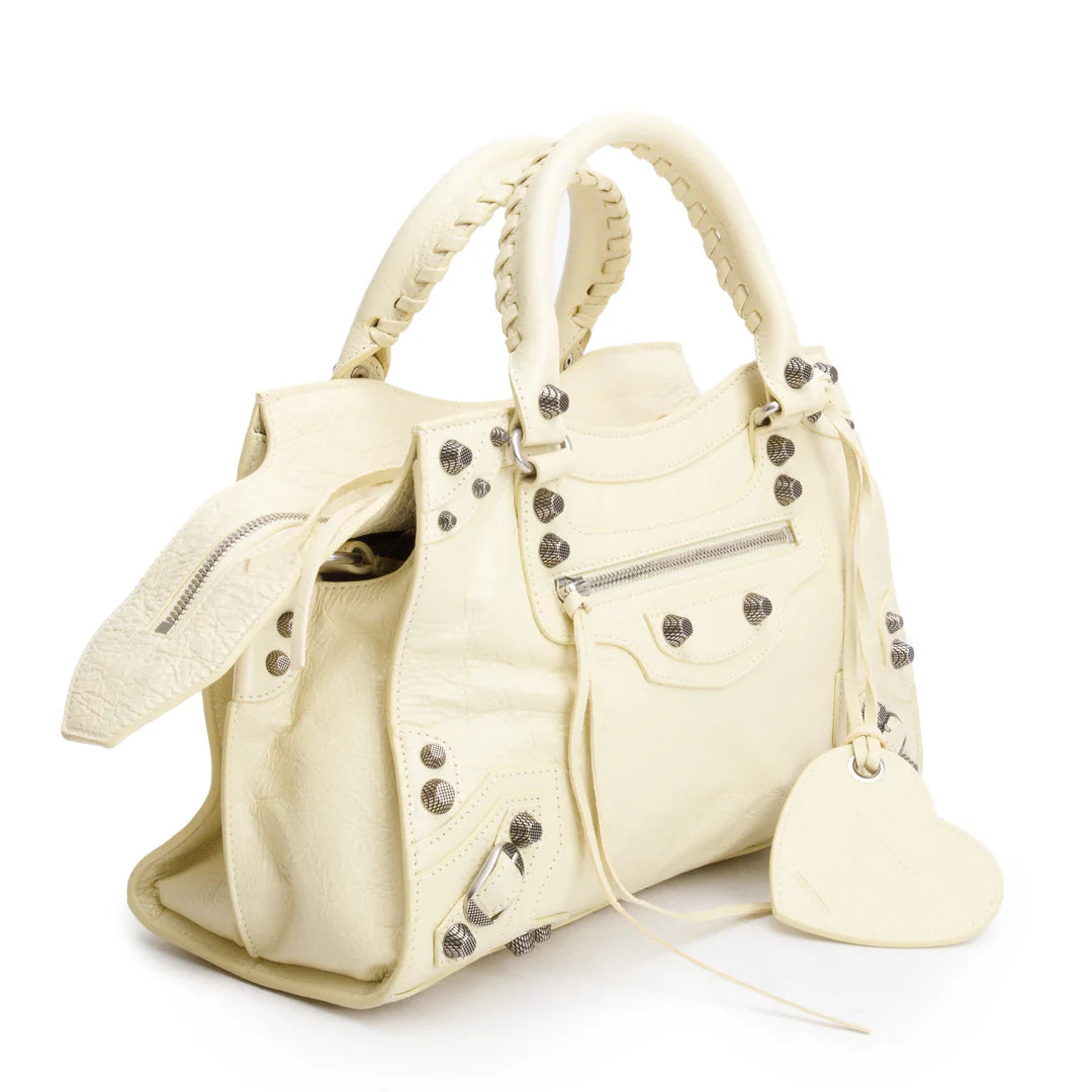 Yellow Arena Leather Small Neo Le Cagole Classic City Bag