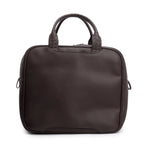 Brown intrecciato Leather Top Handle Briefcase