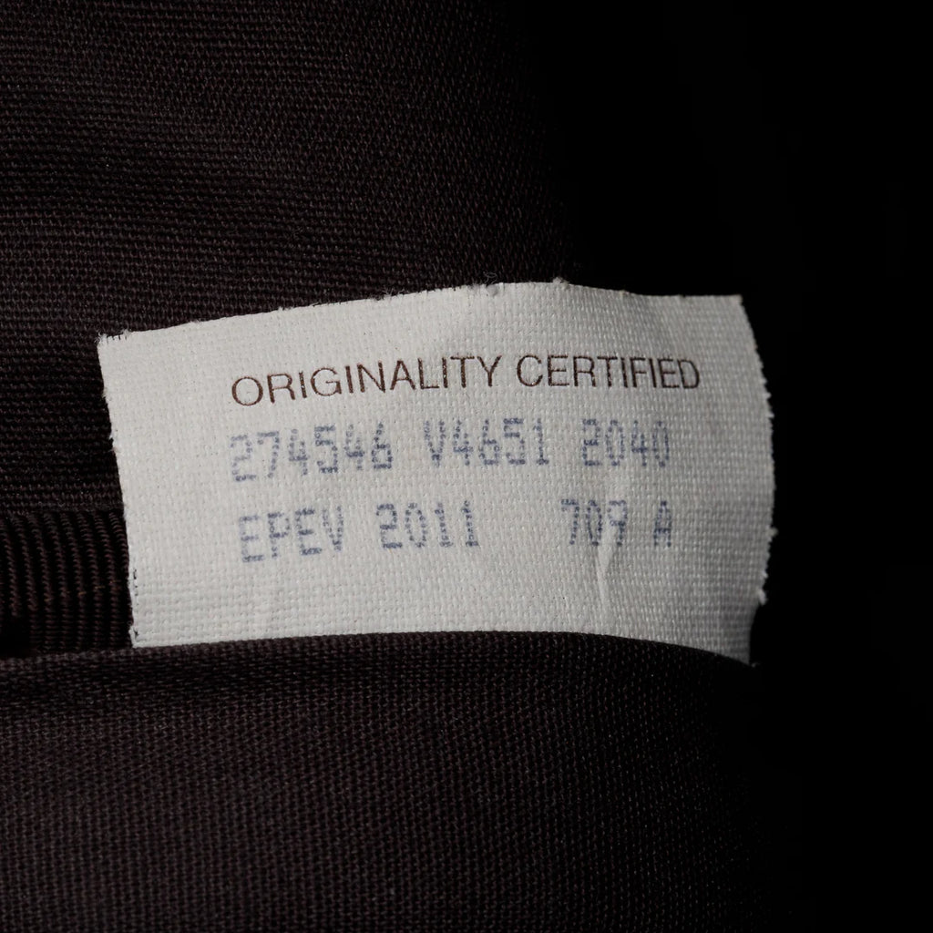 Brown intrecciato Leather Top Handle Briefcase