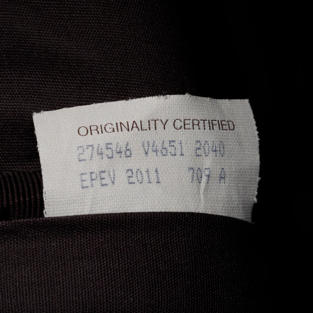 Brown intrecciato Leather Top Handle Briefcase