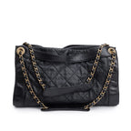 Black Quilted Calfskin Leather Small In The Mix Tote