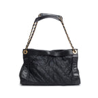 Black Quilted Calfskin Leather Small In The Mix Tote
