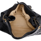 Black Quilted Calfskin Leather Small In The Mix Tote