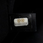 Black Quilted Lambskin Leather Boy Shopping Tote