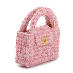 Pink Tweed Nano Kelly Shopper w/ Box