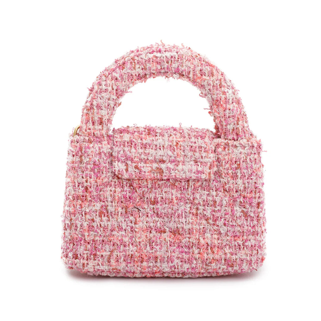 Pink Tweed Nano Kelly Shopper w/ Box