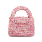 Pink Tweed Nano Kelly Shopper w/ Box