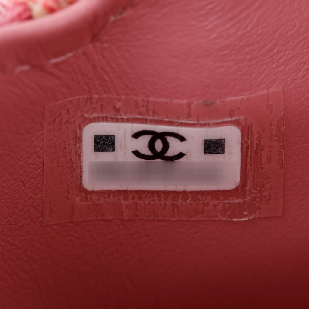 Pink Tweed Nano Kelly Shopper w/ Box