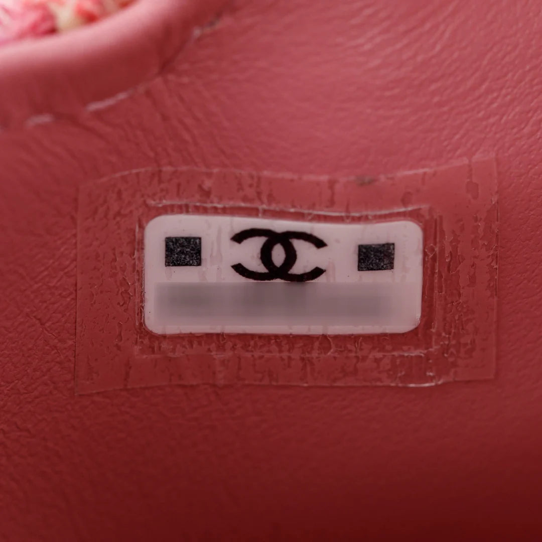 Pink Tweed Nano Kelly Shopper w/ Box