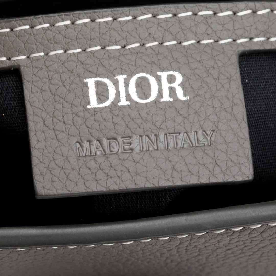 Grey Leather Mini Gallop Backpack w/ Box