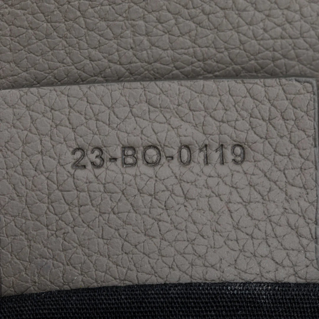 Grey Leather Mini Gallop Backpack w/ Box