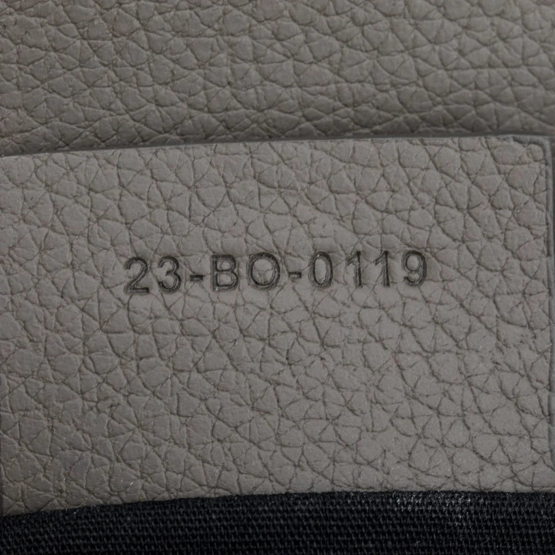 Grey Leather Mini Gallop Backpack w/ Box