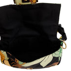 Multicolour Printed Nylon Baguette Belt Bag w/ Box