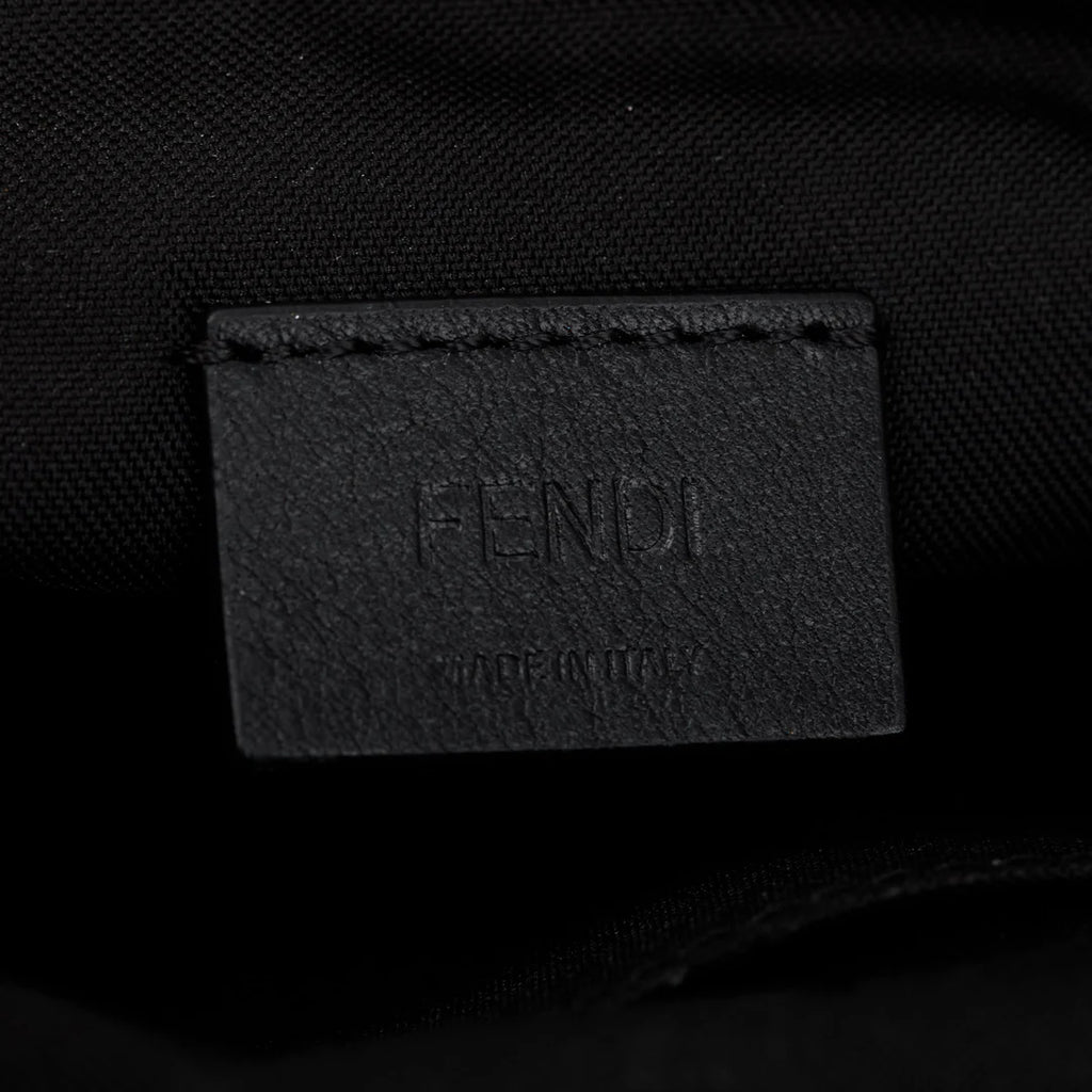 Multicolour Printed Nylon Baguette Belt Bag w/ Box