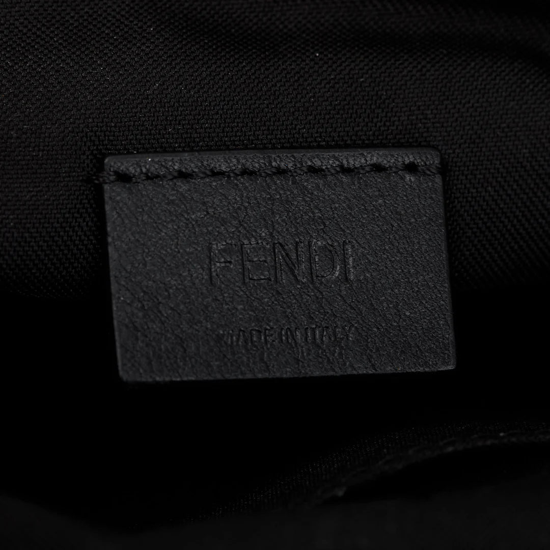 Multicolour Printed Nylon Baguette Belt Bag w/ Box