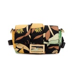Multicolour Printed Nylon Baguette Belt Bag w/ Box
