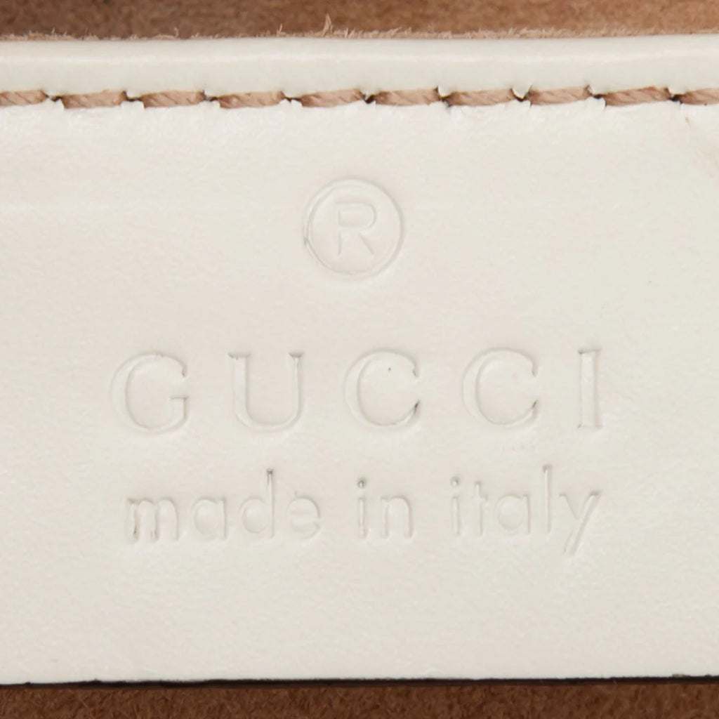 Embroidered Studded Small GG Padlock Shoulder Bag