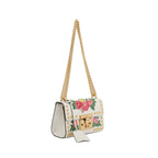 Embroidered Studded Small GG Padlock Shoulder Bag