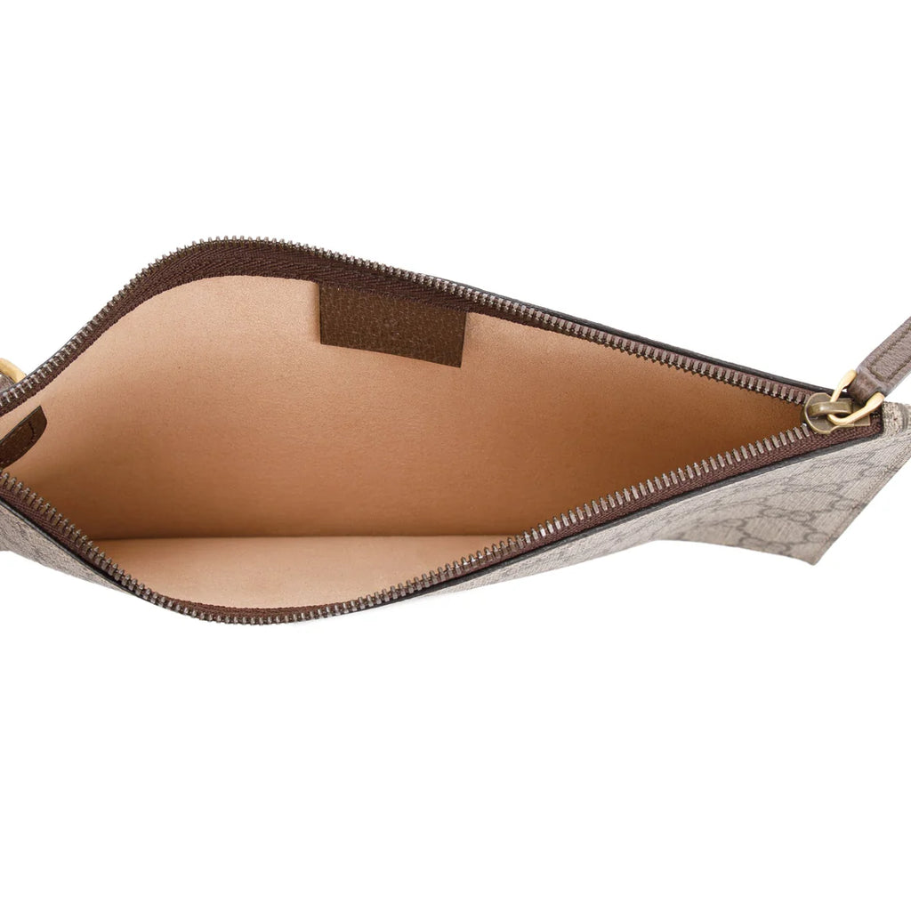 GG Supreme Web Large Soft Ophidia Tote w/ Pouch