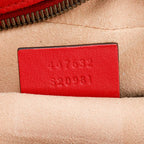 Red GG Marmont Matelasse Small Shoulder Bag