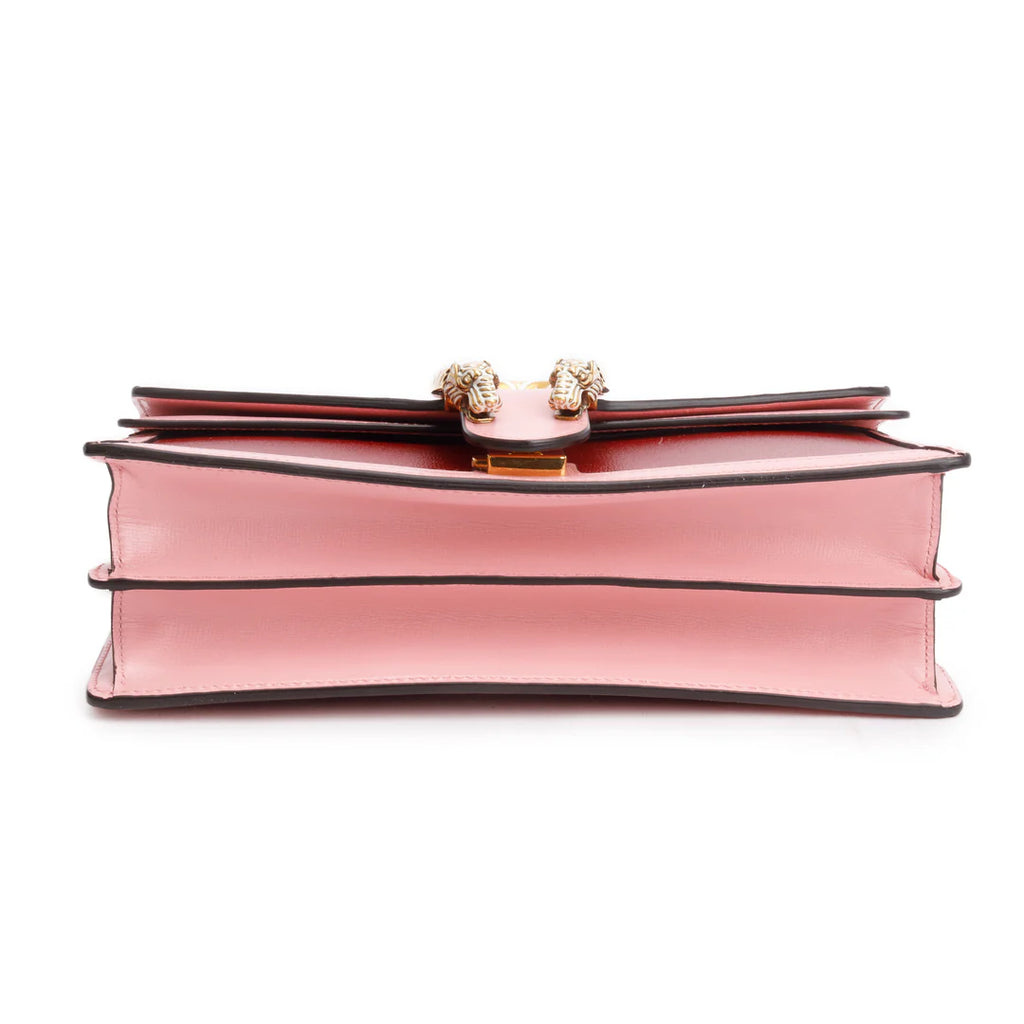 Red/Pink Bicolor Calfskin Leather Small Dionysus Shoulder Bag