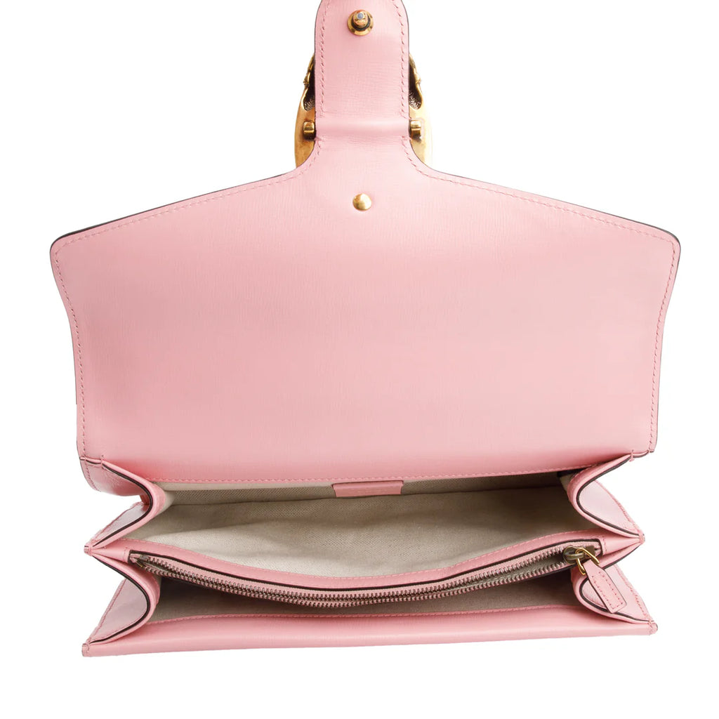 Red/Pink Bicolor Calfskin Leather Small Dionysus Shoulder Bag