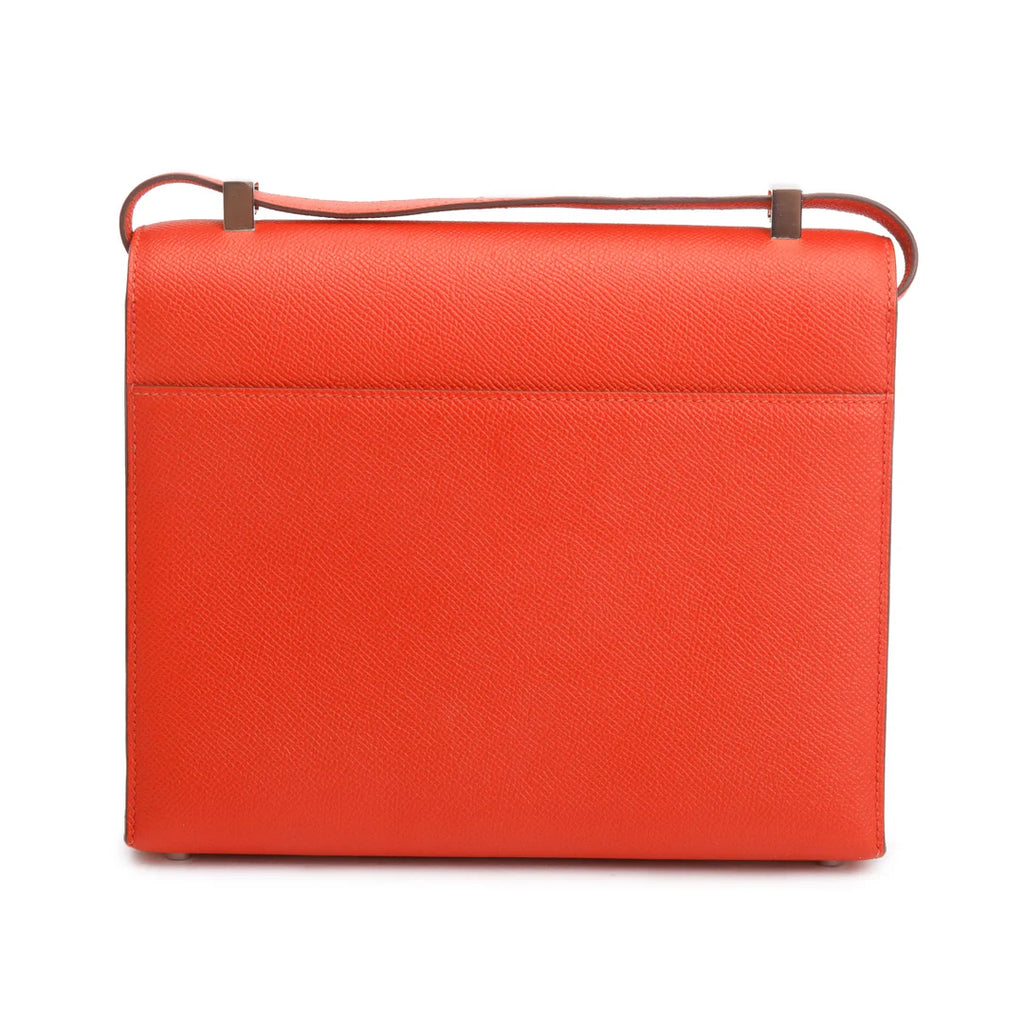 Rouge Tomate Epsom Leather Verrou 23