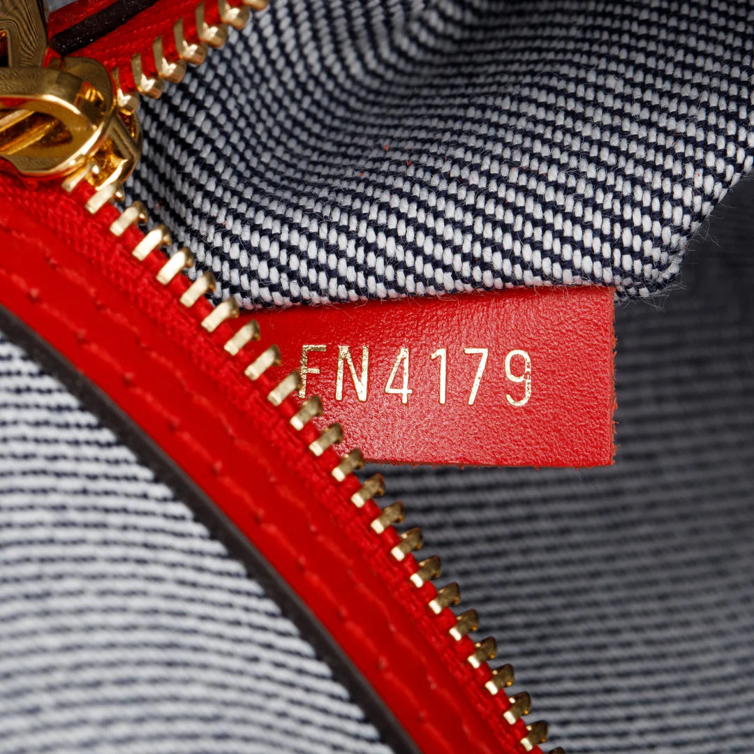 Blue Monogram Damier Denim OnTheGo GM w/ Box &amp; Receipt