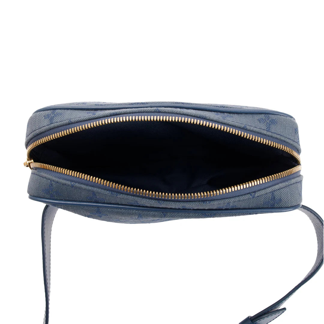 Denim Monogram Outdoor Bumbag w/ Box