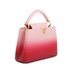 Pink Ombre Calfskin Leather Capucines BB w/ Strap