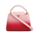 Pink Ombre Calfskin Leather Capucines BB w/ Strap