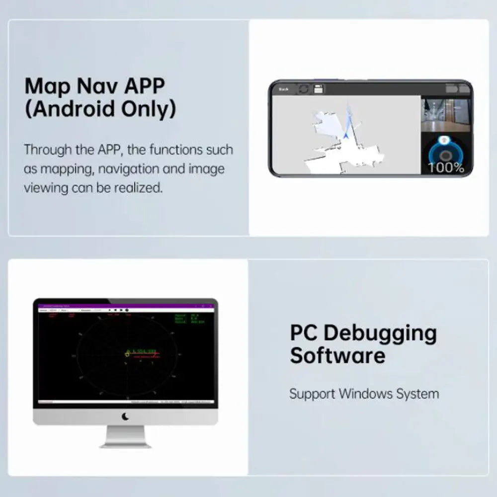 LD19 D500 LiDAR Developer Kit, 360 DToF Laser Scanner, Supports ROS1/2, Raspberry Pi & Jetson Nano