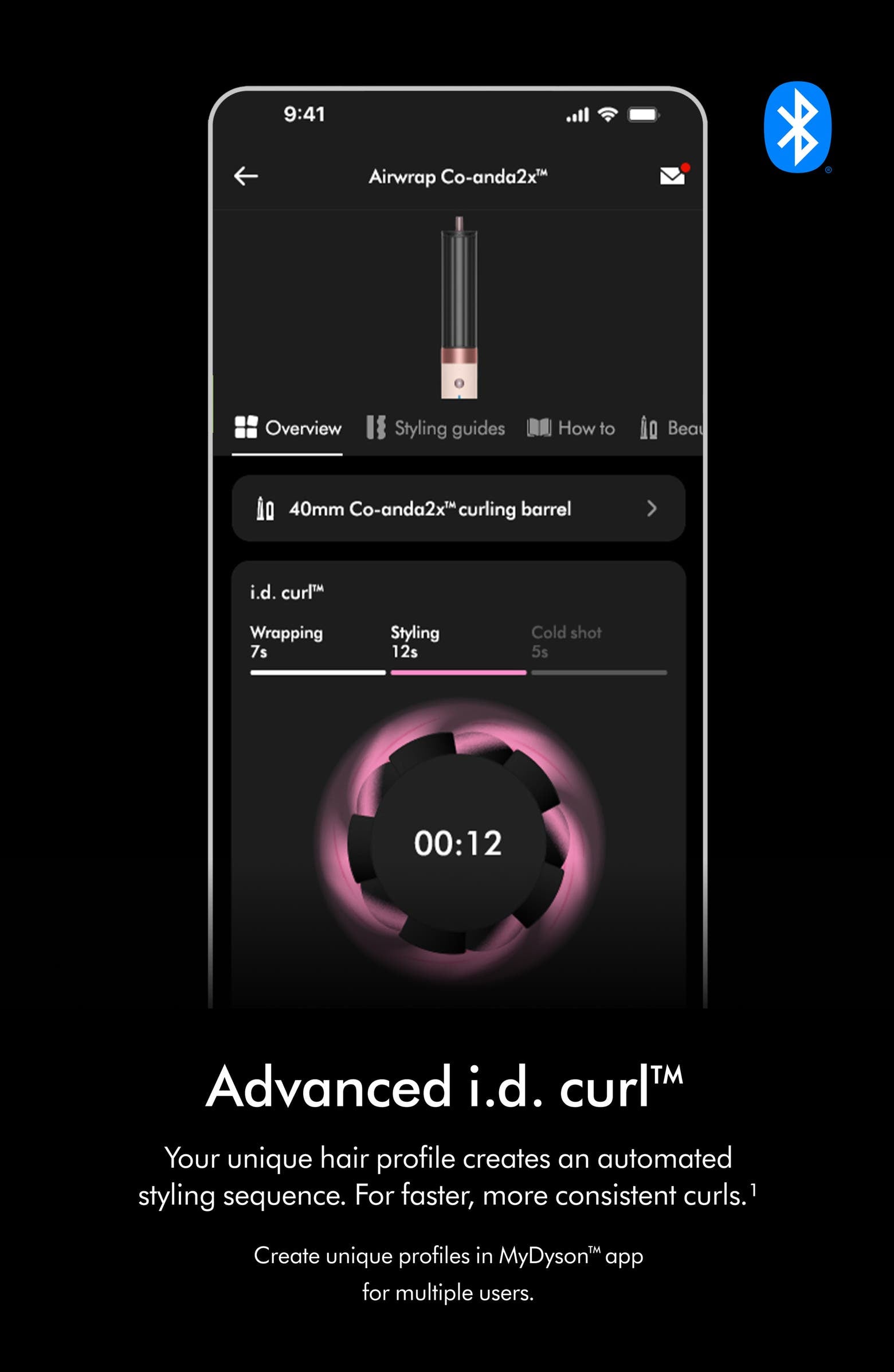 Airwrap Co-anda2x™ Multi-styler & Dryer Straight+Wavy in Ceramic Pink and Rose Gold