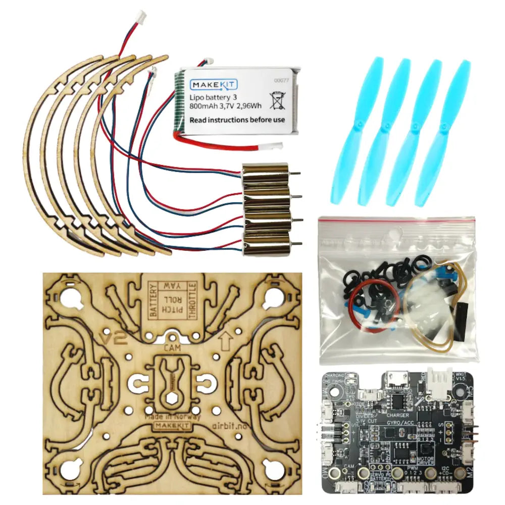 Air:bit 2 Programmable Drone Class Kit Standard (6x) w/o micro:bits