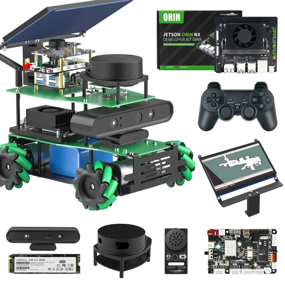 ROSMASTER X3 ROS2 Robot with Mecanum Wheel -Superior with Orin NX SUPER 16GB Board