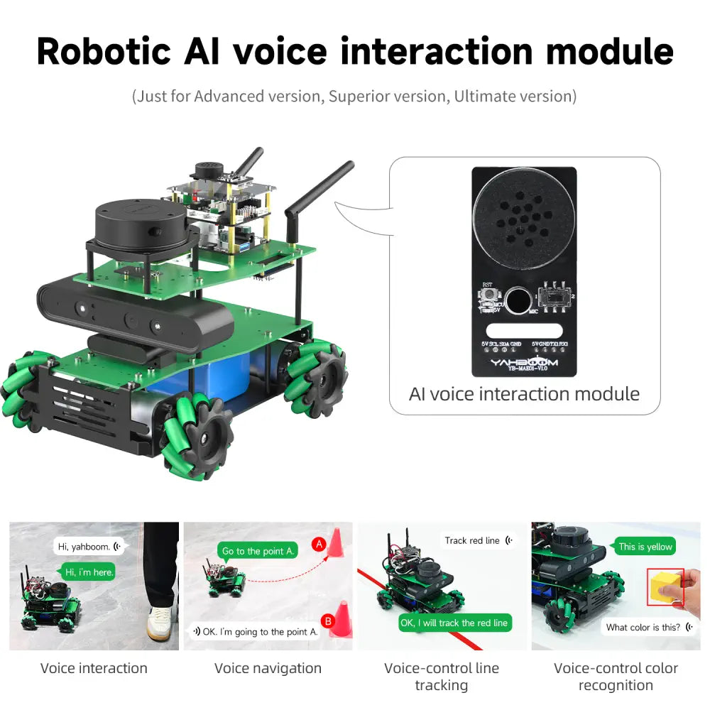 ROSMASTER X3 ROS2 Robot with Mecanum Wheel -Superior with Orin NX SUPER 16GB Board