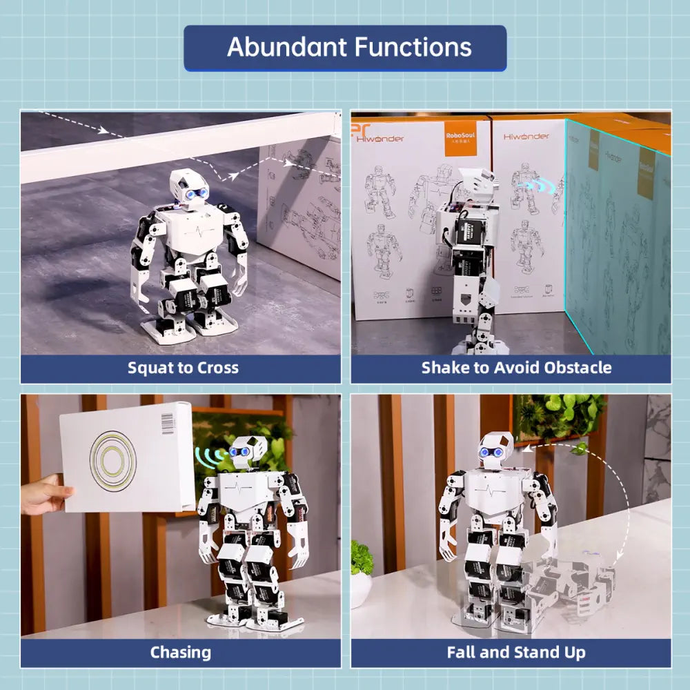 Hiwonder Tonybot Humanoid Robot with AI Vision & Voice Interaction, Educational Programming Kit, Supports Arduino, Scratch & Python (Advanced Kit)