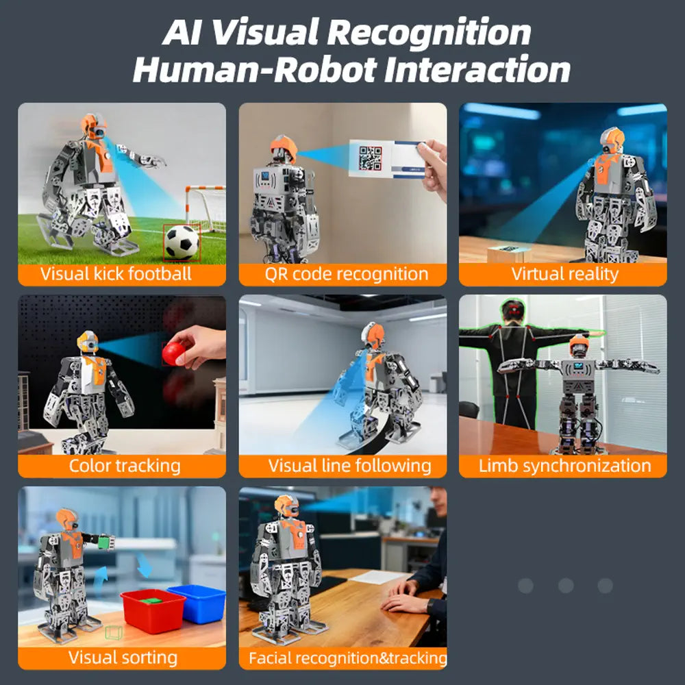 XiaoR SamuRoid, Multimodal embodied intelligence, Raspberry Pi AI humanoid robot, artificial intelligence vision large language model