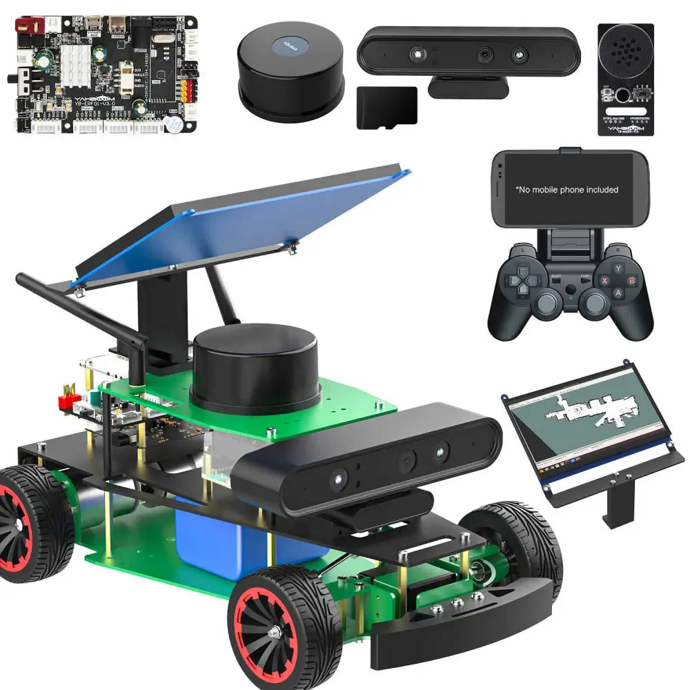 Yahboom Rosmaster R2 ROS2 Robot Ackermann Structure (Ultimate Version without Raspberry Pi 5 Board)