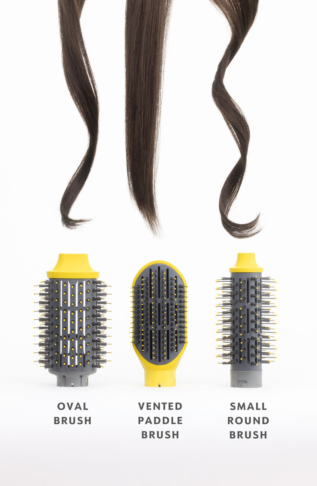 The Triple Shot Interchangeable Blow-Dryer Brush