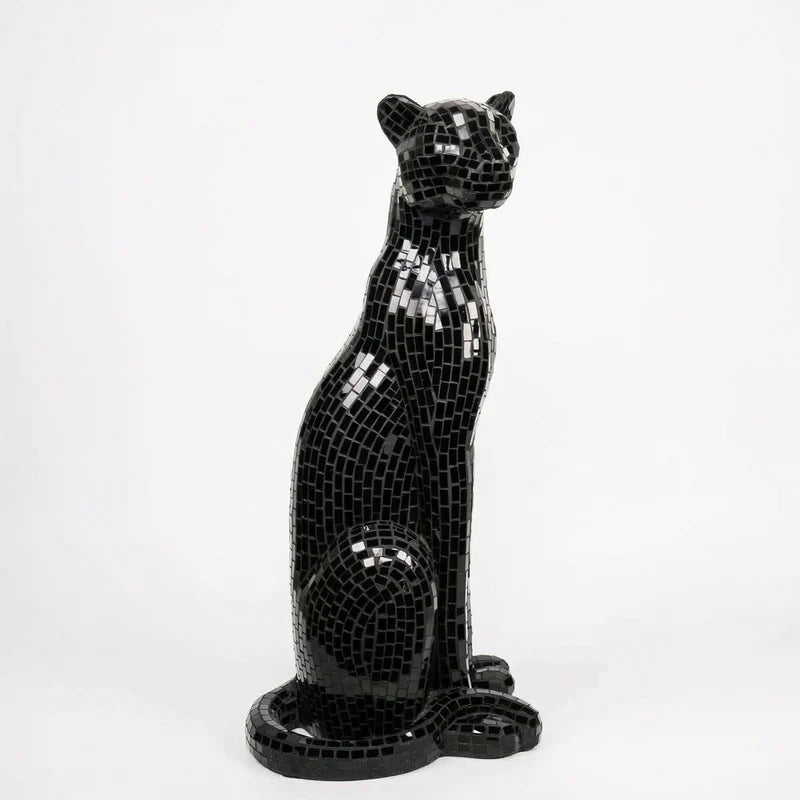 Majestic Mosaic Leopard 80cm