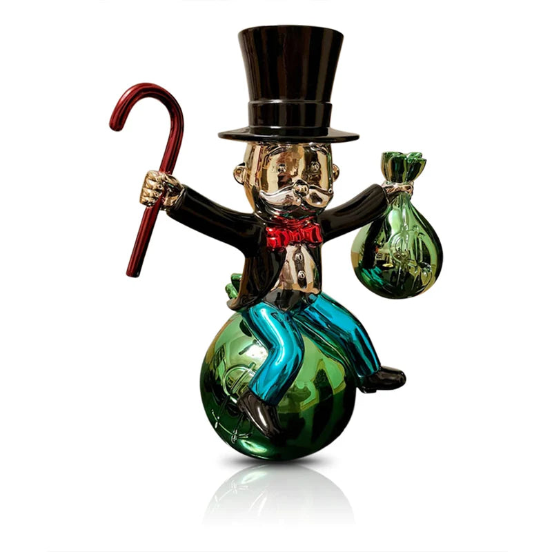 Monopoly Sitting on $ Bag™ - Atelier Home™ Monopoly Sitting on $ Bag™ Monopoly Sitting on $ Bag™