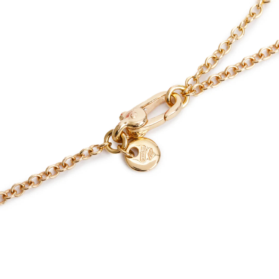 18k Rose Gold Amethyst &amp; Tsavorite M'ama Non M'ama Pendant Necklace w/ Box